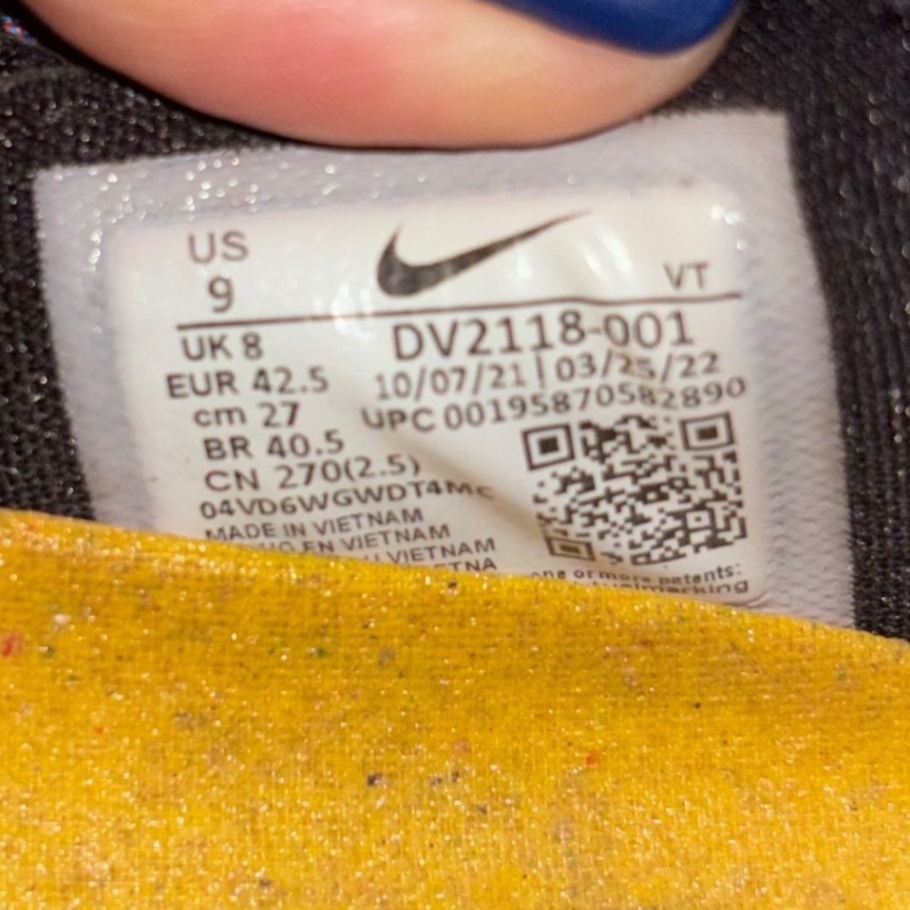 Nike Air VaporMax 2021 FK Flyknit Shoes | Men's 9 US 42.5 EUR | DV2118 001 - Picture 16 of 16